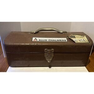 Vintage Allis Chalmers Sears Craftsman Pro Set Tool Box‎